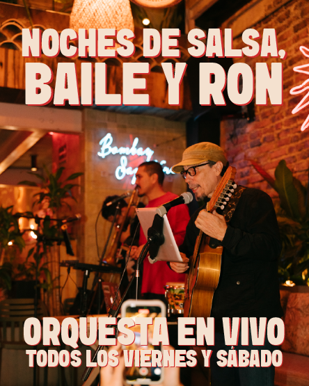 ORQUESTA EN VIVO VIERNES Y SÁBADO